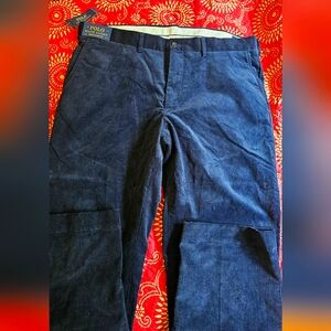 Ralph Lauren Polo New Men Corduroys Size 38W 30L Strech Classic Fit